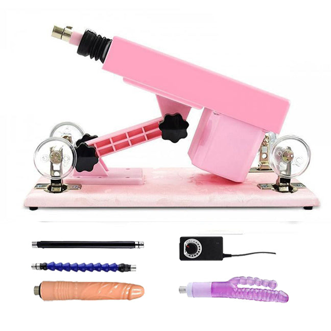 Pink Cheapest Sex Machine for Sale With Moving Dildo 