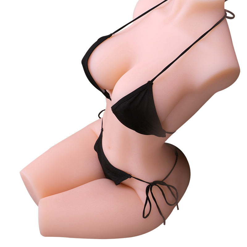 Half body inverted sex entity doll, female buttocks, breast and breast, male adult sex products