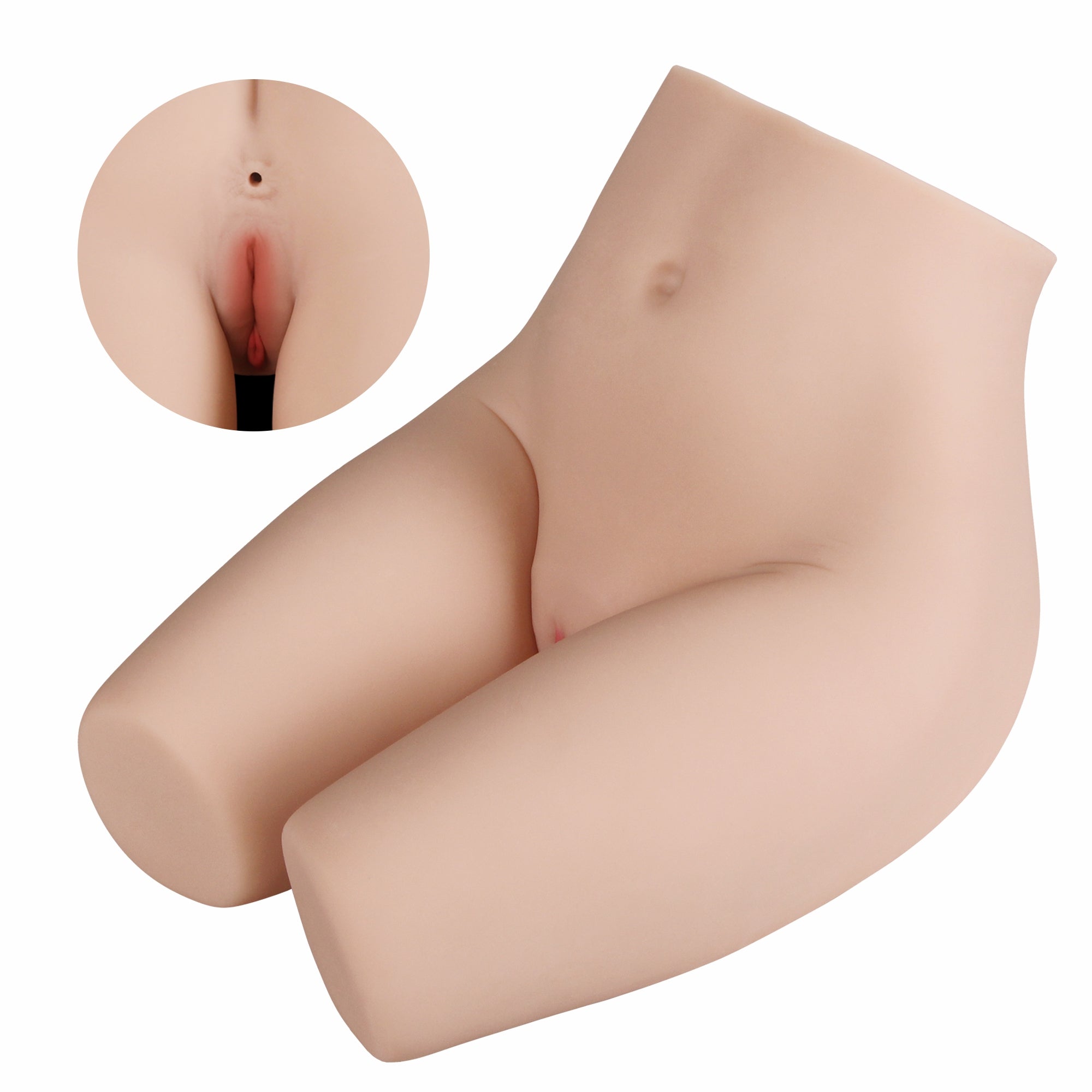 Male leg mold big buttock silicone lower body double point solid masturbation
