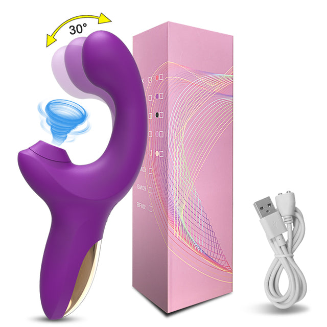 Vacuum Clitoris Stimulator Mimic Finger Wiggling Sex Toy for Womans