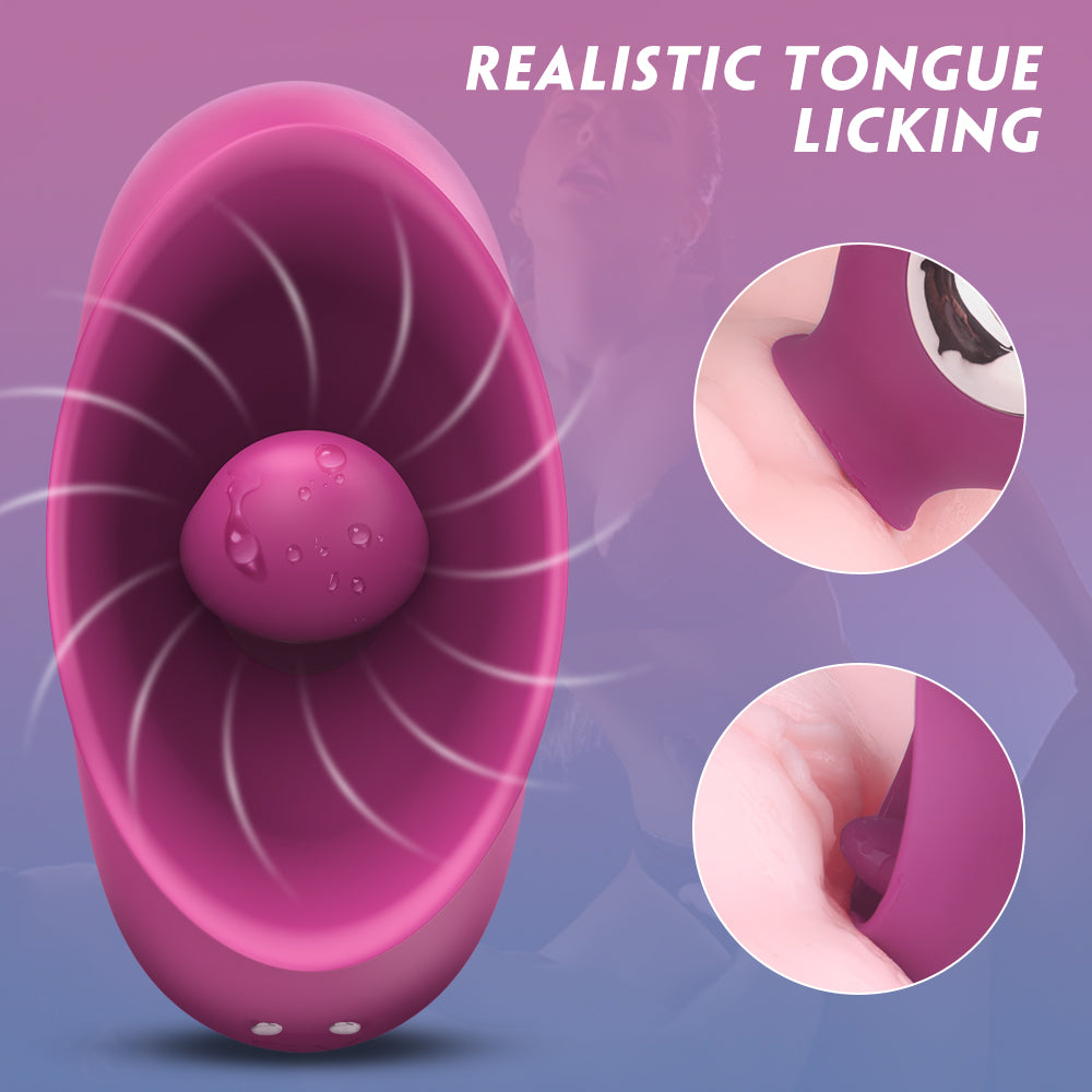 Orgasm Angel 2 In 1 Licking & Vibrating Tongue Vibrator