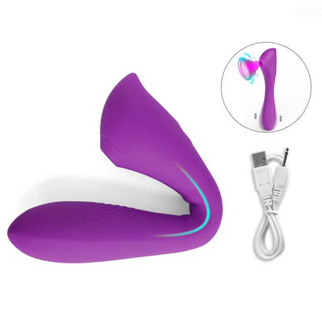 Vibrator Remote Control Clit Sucker Clitoris Stimulator Real Dildo