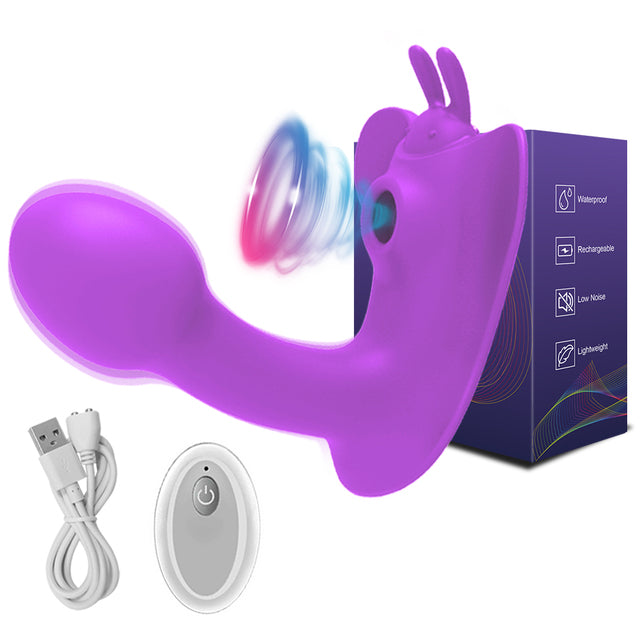 Vibrator Remote Control Clit Sucker Clitoris Stimulator Real Dildo