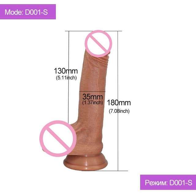 Suction Cup Silicone Realistic Dildos Penis Masturbation Erotic Toy
