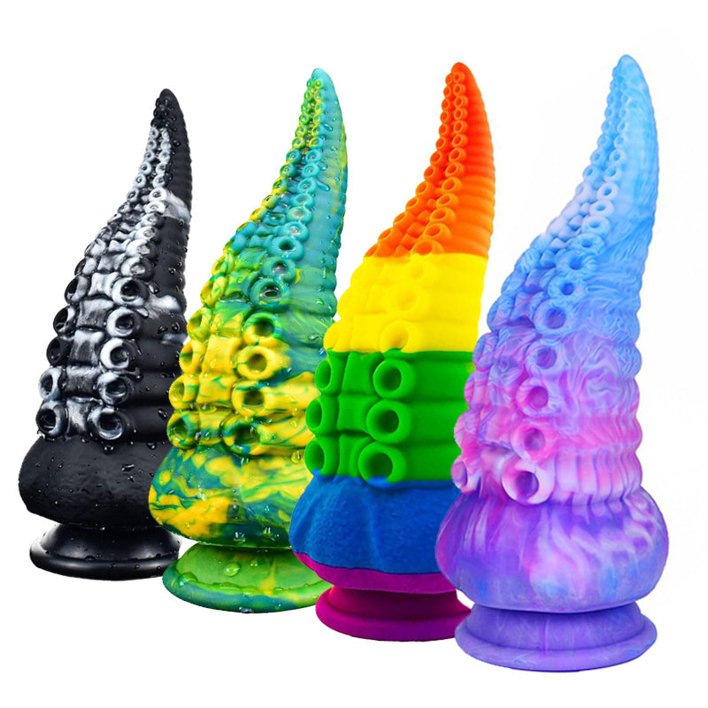Huge Monster Dildo Lesbian Anal Toys Suction Cup Octopus Tentacle