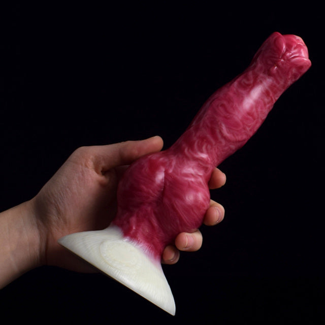 Big Knot Dog Dildo with Suction Cup for Women Sexy Toys Animal Glossy