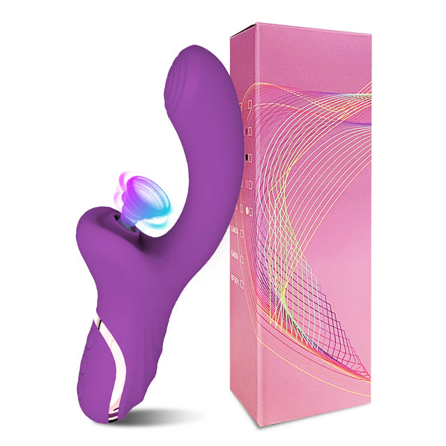 Powerful Clitoral Sucking Dildo Vibrator Female Tongue Licking Sucker