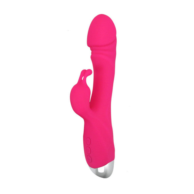 Rabbit Vibrators Vagina G Spot Clitoris Nipple Dual Dildo Masturbators
