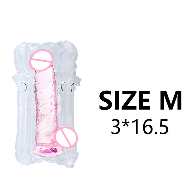Soft Jelly Dildo Realistic Penis Huge Suction Cup Anal Butt Plug Dick
