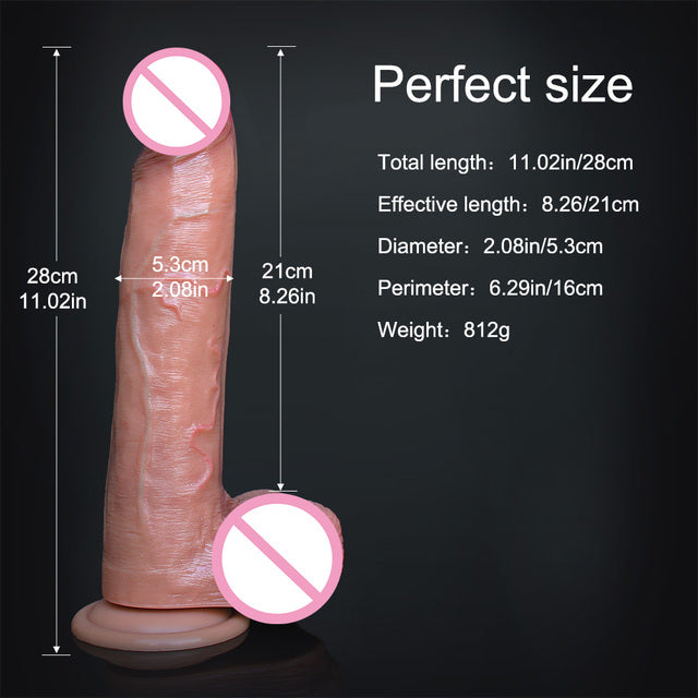 Soft Sexy Huge Dildo Skin Feeling Realistic Penis Sex Toy Big Dick