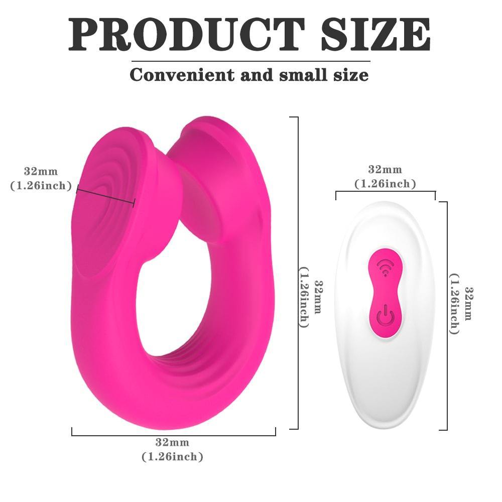 Sex Machine didlo machine ssex machine adult machines For Sale Headset Shape Silicone Penis Ring Vibrator Remote Control- Orgasm Angel