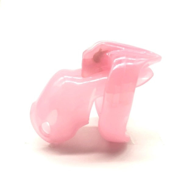 Pink Resin HT V4 Male Chastity Device Fetish Chastity Belt Sex Toy For Men
