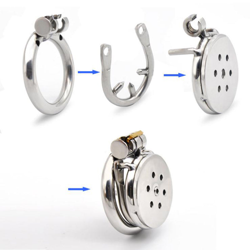 Super Small Stainless Steel Chastity Device Cock Cage
