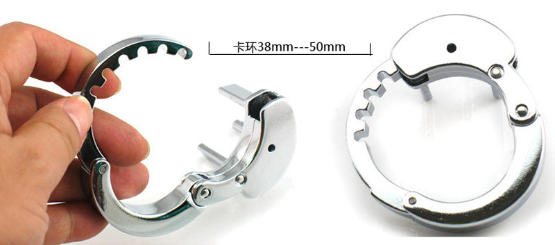 Adjustable Male Chastity Device Metal Chastity Cage Penis Ring Cock Lock Sex Toys For Men/Gays SM Restraint Chastity Belt BDSM