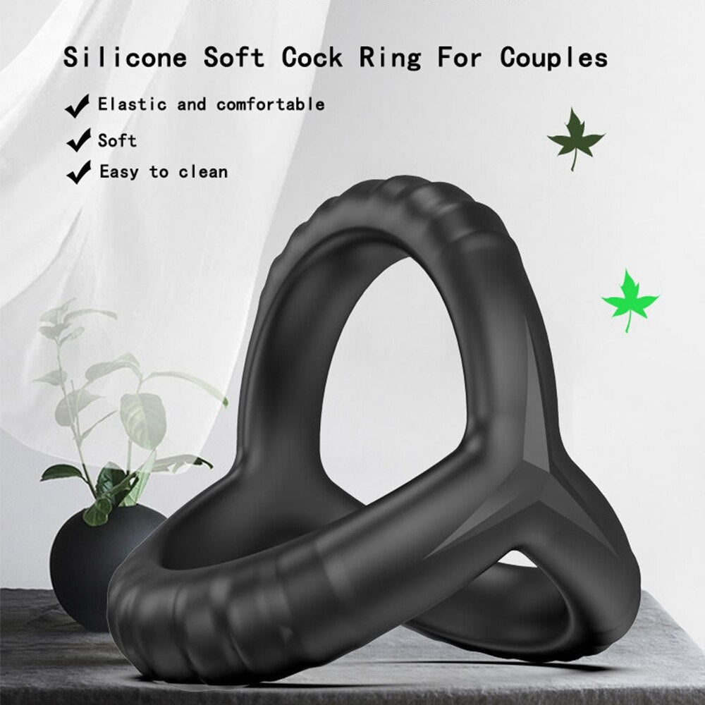 Cock Ring Penis Sex Toys for Men Chastity Belt