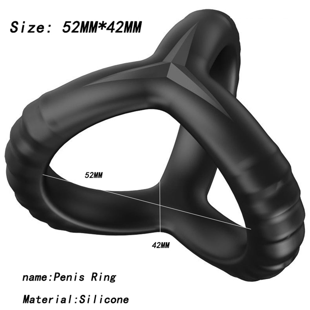 Cock Ring Penis Sex Toys for Men Chastity Belt